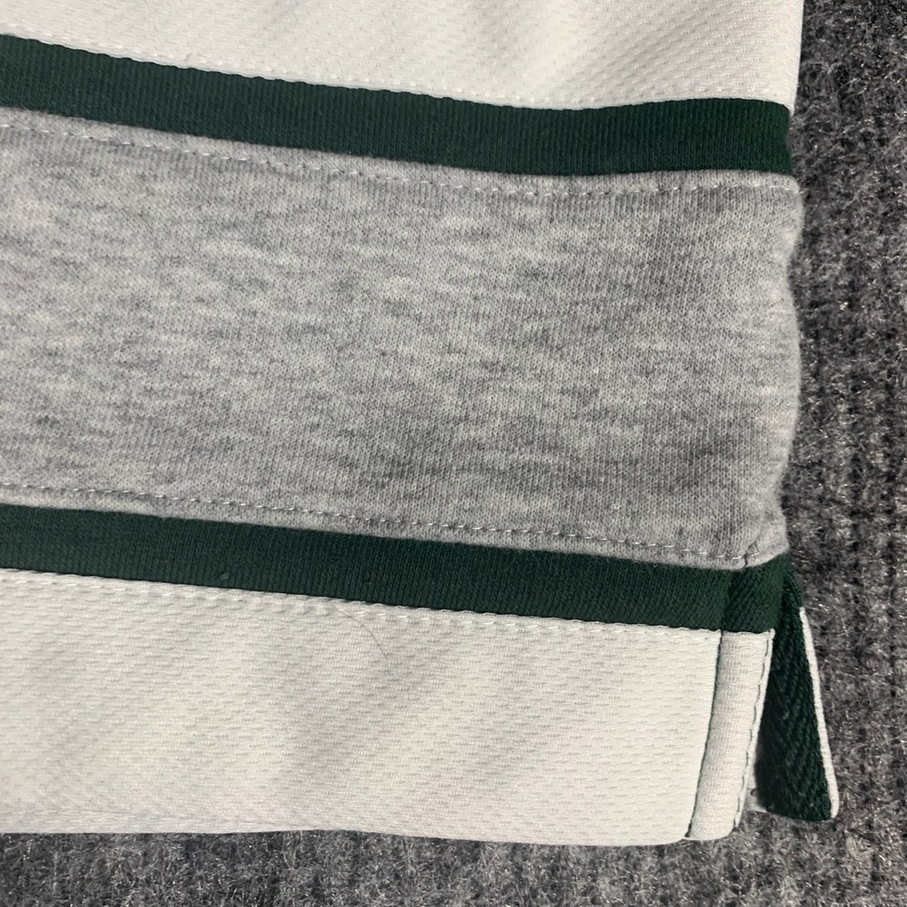 Michigan‎ State Spartans Hoodie Mens Medium Green Hockey Sweatshirt Pullover MSU - Picture 7 of 12